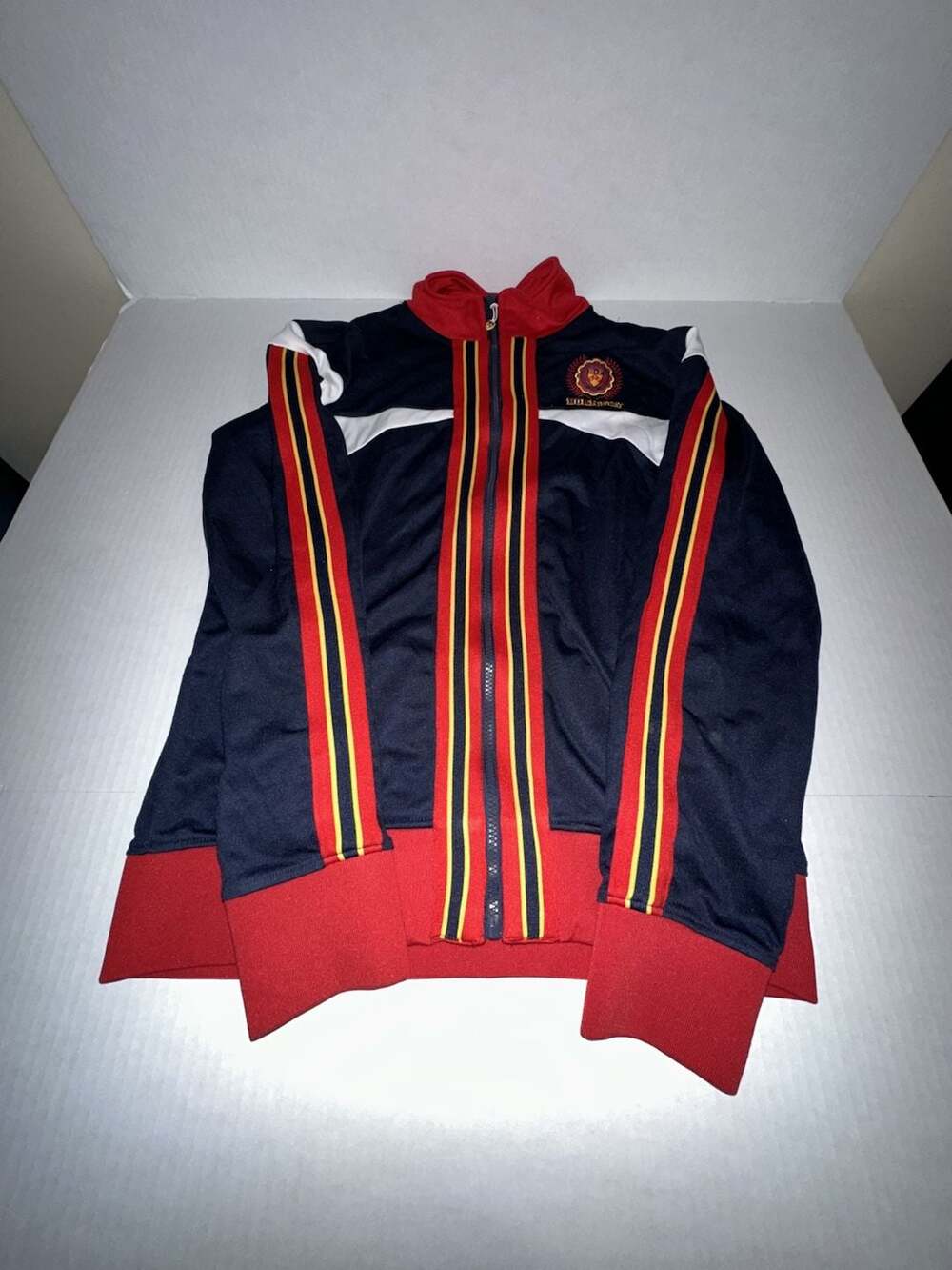 Born Fly Anytown U.S.A. Track Jacket with Embroidered Crest